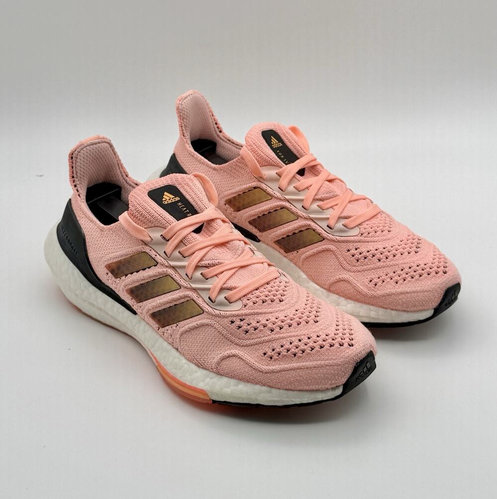 Adidas UltraBoost 22 Womens Size 7 Pink Black Athletic Running Shoes Sneakers